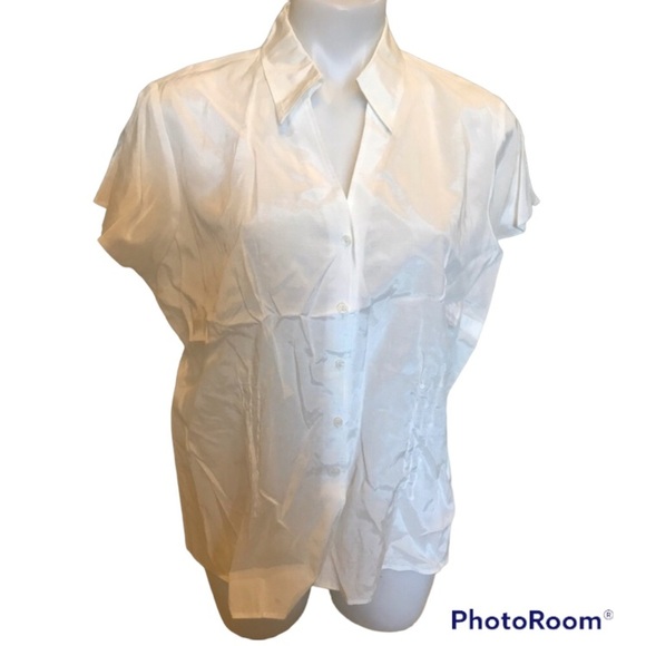 Gerry Weber White Shirt size 14 - Picture 1 of 10